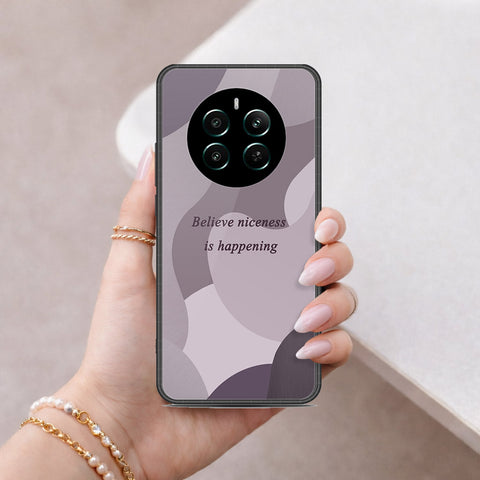 Realme P1 Speed Cover - Happy Series - HQ Ultra Shine Premium Infinity Glass Soft Silicon Borders Case