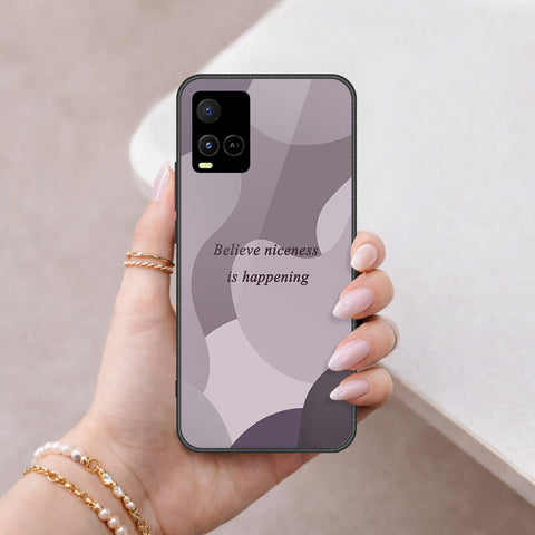 Vivo Y32 Cover - Happy Series - HQ Ultra Shine Premium Infinity Glass Soft Silicon Borders Case