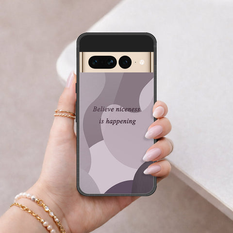 Google Pixel 7 Pro Cover - Happy Series - HQ Ultra Shine Premium Infinity Glass Soft Silicon Borders Case