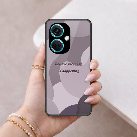 Oppo K11 Cover - Happy Series - HQ Ultra Shine Premium Infinity Glass Soft Silicon Borders Case
