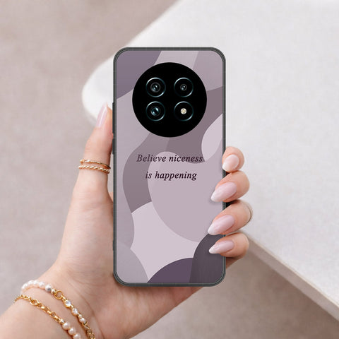 Realme 13 Plus 5G Cover - Happy Series - HQ Ultra Shine Premium Infinity Glass Soft Silicon Borders Case