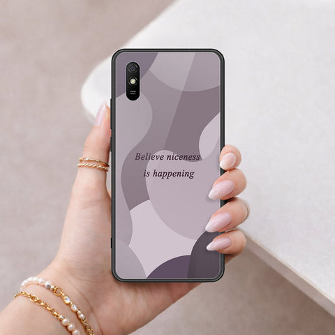 Xiaomi Redmi 9i Cover - Happy Series - HQ Ultra Shine Premium Infinity Glass Soft Silicon Borders Case