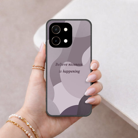Vivo Y28 4G Cover - Happy Series - HQ Ultra Shine Premium Infinity Glass Soft Silicon Borders Case