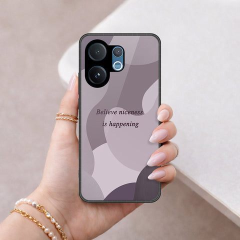 Vivo T4 Pro Cover - Happy Series - HQ Ultra Shine Premium Infinity Glass Soft Silicon Borders Case