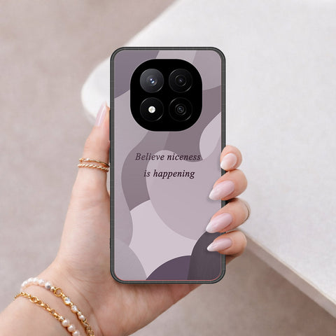 Xiaomi Poco X7 Cover - Happy Series - HQ Ultra Shine Premium Infinity Glass Soft Silicon Borders Case