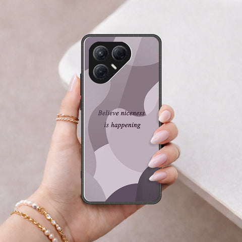 Tecno Pova 7 4G Cover - Happy Series - HQ Ultra Shine Premium Infinity Glass Soft Silicon Borders Case