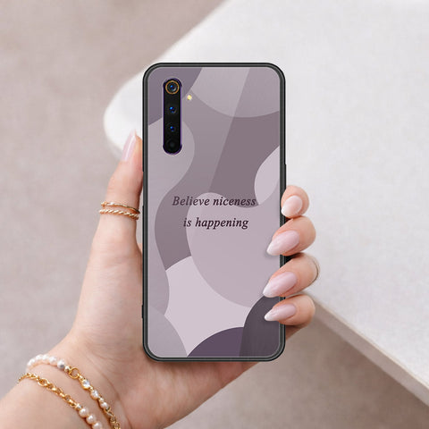 Realme X3 SuperZoom Cover - Happy Series - HQ Ultra Shine Premium Infinity Glass Soft Silicon Borders Case