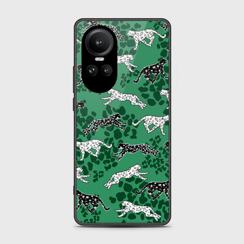 Oppo Reno 10 Cover- Hustle Series - HQ Ultra Shine Premium Infinity Glass Soft Silicon Borders Case
