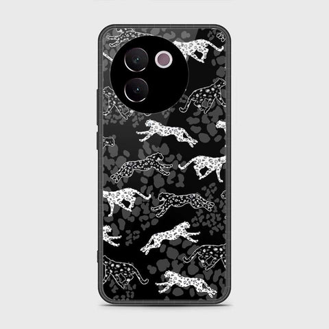 Vivo V30e Cover- Hustle Series - HQ Ultra Shine Premium Infinity Glass Soft Silicon Borders Case