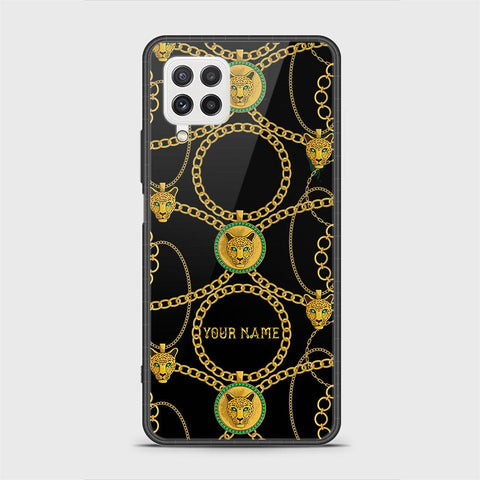 Samsung Galaxy M32 Cover - Gold Series - HQ Ultra Shine Premium Infinity Glass Soft Silicon Borders Case