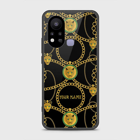 Infinix Hot 11s NFC Cover - Gold Series - HQ Ultra Shine Premium Infinity Glass Soft Silicon Borders Case