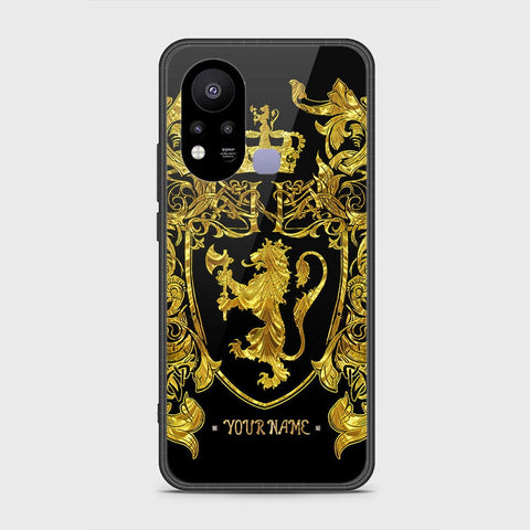 Infinix Hot 11s NFC Cover - Gold Series - HQ Ultra Shine Premium Infinity Glass Soft Silicon Borders Case