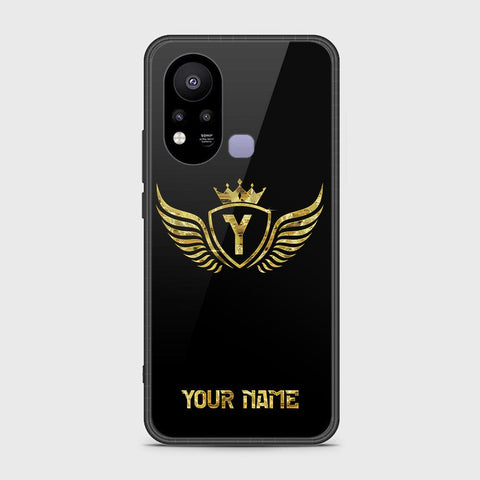 Infinix Hot 11s NFC Cover - Gold Series - HQ Ultra Shine Premium Infinity Glass Soft Silicon Borders Case