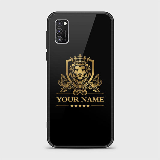 Samsung Galaxy A03s Cover - Gold Series - HQ Ultra Shine Premium Infinity Glass Soft Silicon Borders Case