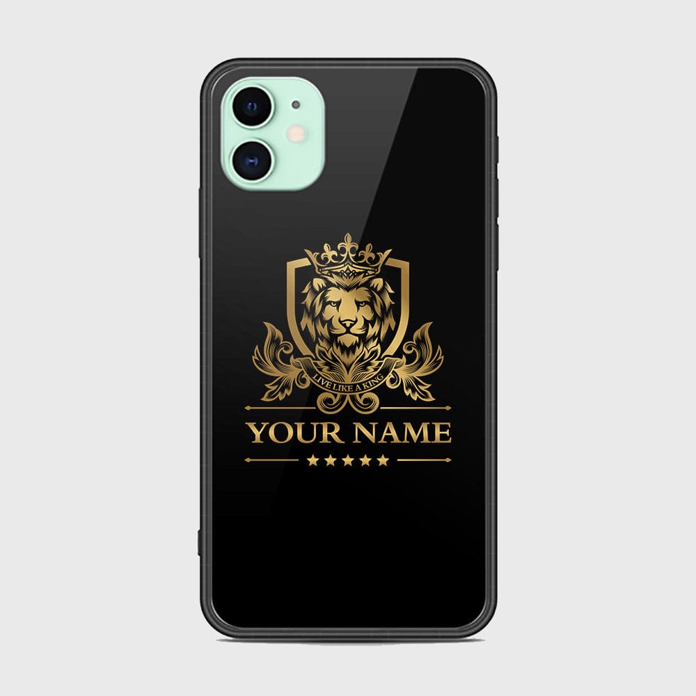 iPhone 11 Cover - Design 6 - HQ Ultra Shine Premium Infinity Glass Soft Silicon Borders Case ( Fast Delivery )