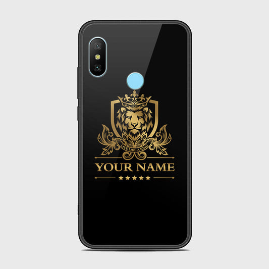 Xiaomi Redmi Note 6 Cover - Gold Series - HQ Ultra Shine Premium Infinity Glass Soft Silicon Borders Case