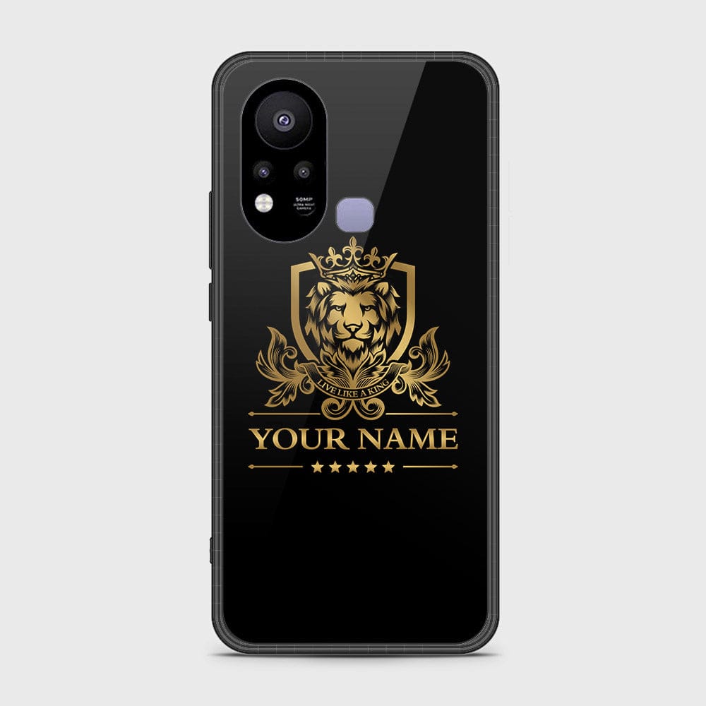Infinix Hot 11s NFC Cover - Gold Series - HQ Ultra Shine Premium Infinity Glass Soft Silicon Borders Case