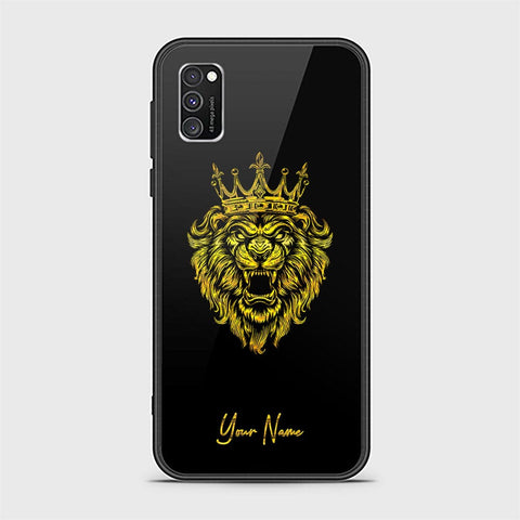 Samsung Galaxy A03s Cover - Gold Series - HQ Ultra Shine Premium Infinity Glass Soft Silicon Borders Case