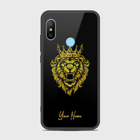 Xiaomi Redmi Note 6 Cover - Gold Series - HQ Ultra Shine Premium Infinity Glass Soft Silicon Borders Case