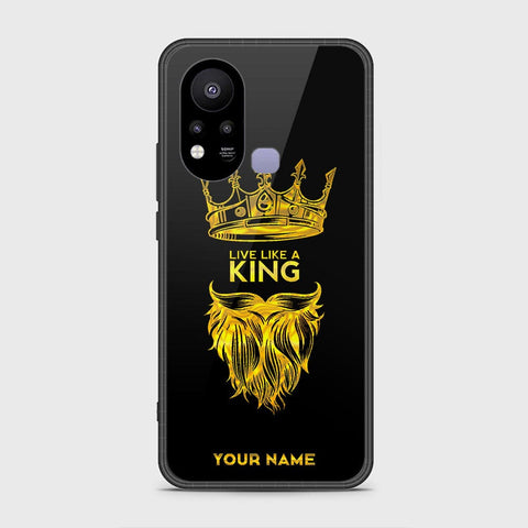 Infinix Hot 11s NFC Cover - Gold Series - HQ Ultra Shine Premium Infinity Glass Soft Silicon Borders Case
