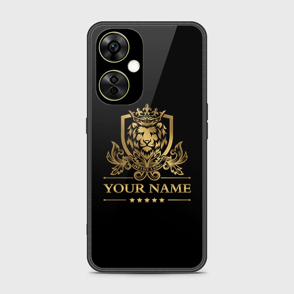 OnePlus Nord CE 3 Cover- Gold Series - HQ Ultra Shine Premium Infinity Glass Soft Silicon Borders Case