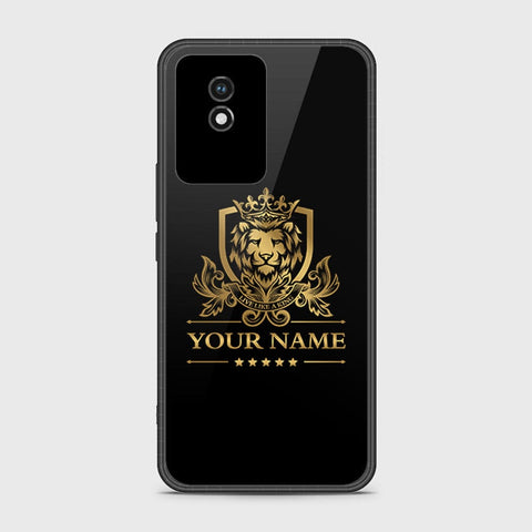 Vivo Y02t Cover- Gold Series - HQ Ultra Shine Premium Infinity Glass Soft Silicon Borders Case (Fast Delivery)