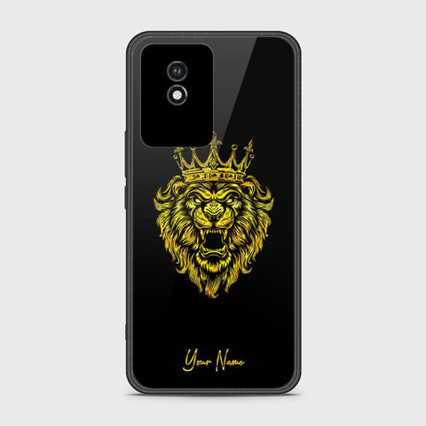 Vivo Y02t Cover- Gold Series - HQ Ultra Shine Premium Infinity Glass Soft Silicon Borders Case (Fast Delivery)