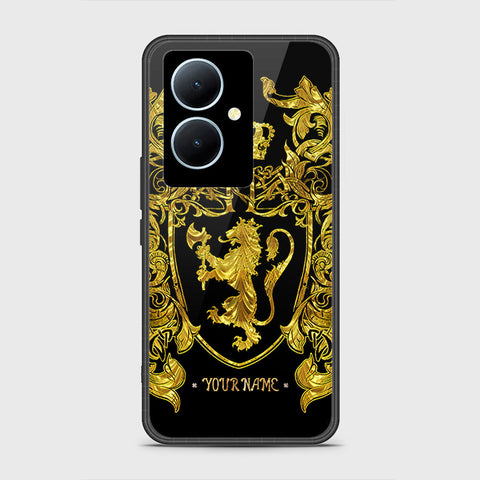 Vivo V29 Lite Cover - Gold Series - HQ Ultra Shine Premium Infinity Glass Soft Silicon Borders Case
