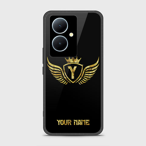 Vivo V29 Lite Cover - Gold Series - HQ Ultra Shine Premium Infinity Glass Soft Silicon Borders Case
