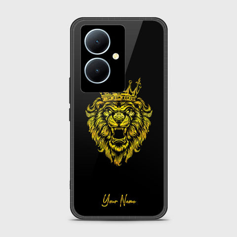 Vivo V29 Lite Cover - Gold Series - HQ Ultra Shine Premium Infinity Glass Soft Silicon Borders Case