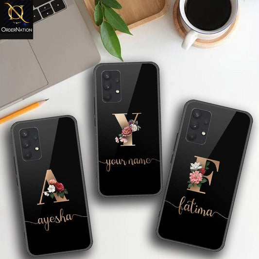 Samsung Galaxy A32 Cover - Personalized Alphabet Series - HQ Premium Shine Durable Shatterproof Case