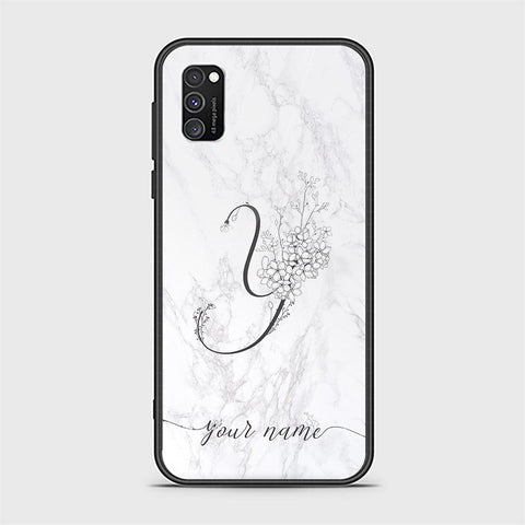 Samsung Galaxy A03s Cover - Personalized Alphabet Series Series - HQ Ultra Shine Premium Infinity Glass Soft Silicon Borders Case