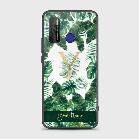 Infinix Hot 9 Pro Cover - Personalized Alphabet Series Series - HQ Ultra Shine Premium Infinity Glass Soft Silicon Borders Case