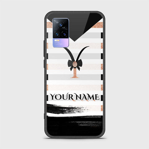 Vivo V21e Cover - Personalized Alphabet Series - HQ Premium Shine Durable Shatterproof Case