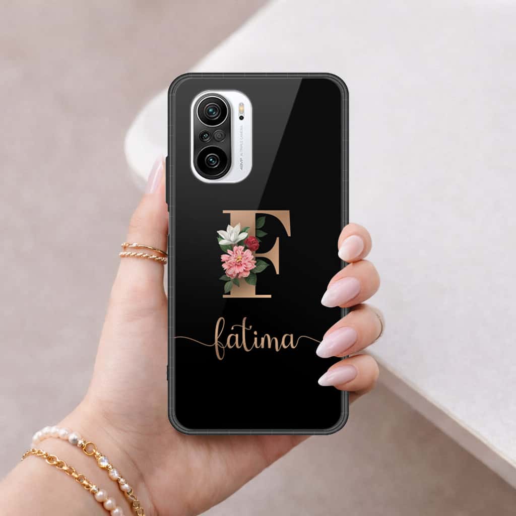 Xiaomi Redmi K40 Pro Plus Cover - Personalized Alphabet Series - HQ Ultra Shine Premium Infinity Glass Soft Silicon Borders Case