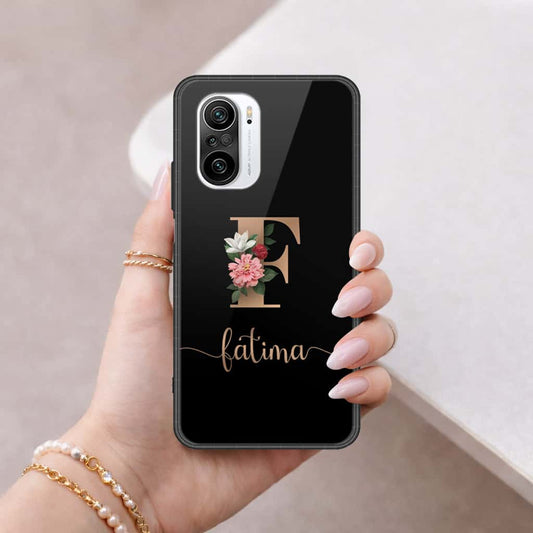 Xiaomi Poco F3 Cover - Personalized Alphabet Series - HQ Ultra Shine Premium Infinity Glass Soft Silicon Borders Case