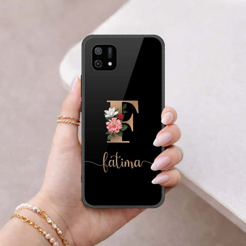 Oppo A16K Cover - Personalized Alphabet Series - HQ Ultra Shine Premium Infinity Glass Soft Silicon Borders Case