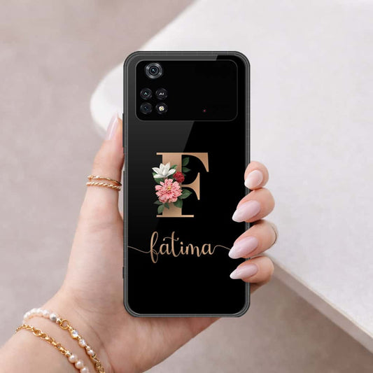 Xiaomi Poco M4 Pro Cover - Personalized Alphabet Series - HQ Ultra Shine Premium Infinity Glass Soft Silicon Borders Case