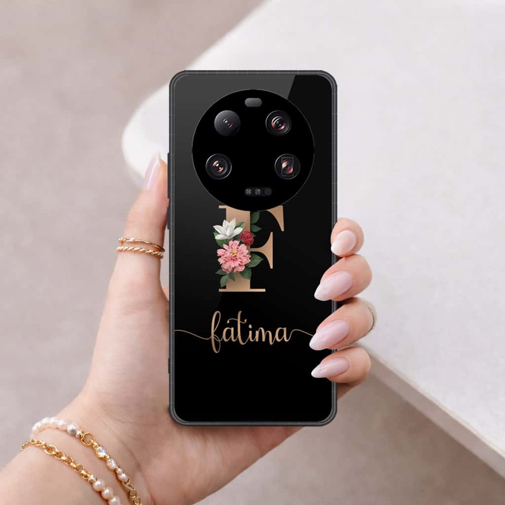 Xiaomi 13 Ultra Cover - Personalized Alphabet Series - HQ Ultra Shine Premium Infinity Glass Soft Silicon Borders Case