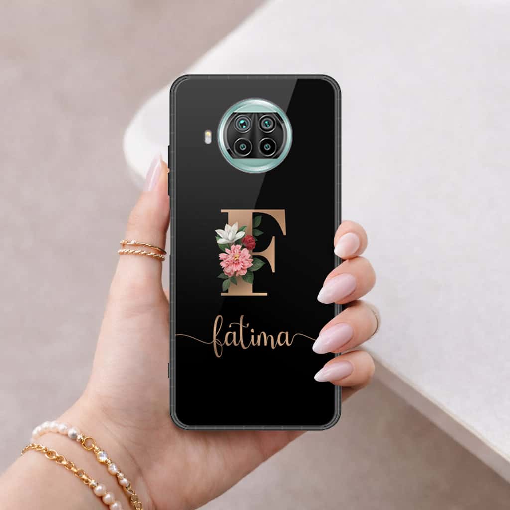 Xiaomi Mi 10T Lite Cover - Personalized Alphabet Series - HQ Ultra Shine Premium Infinity Glass Soft Silicon Borders Case