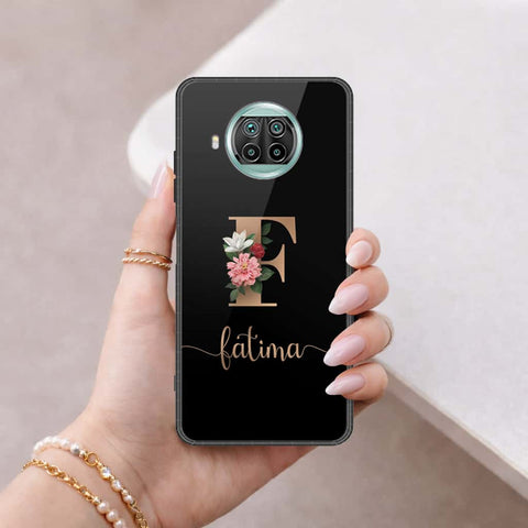 Xiaomi Mi 10T Lite Cover - Personalized Alphabet Series - HQ Ultra Shine Premium Infinity Glass Soft Silicon Borders Case