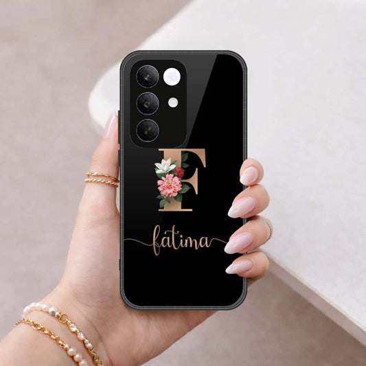 Realme C85 Pro Cover - Personalized Alphabet Series - HQ Ultra Shine Premium Infinity Glass Soft Silicon Borders Case