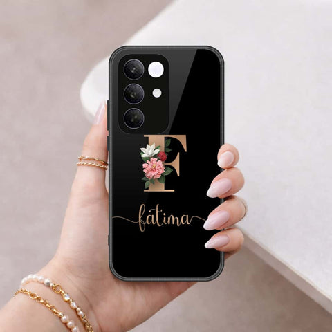Realme C85 Pro Cover - Personalized Alphabet Series - HQ Ultra Shine Premium Infinity Glass Soft Silicon Borders Case