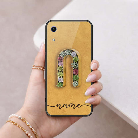 Huawei Honor 8A Cover - Personalized Alphabet Series - HQ Ultra Shine Premium Infinity Glass Soft Silicon Borders Case