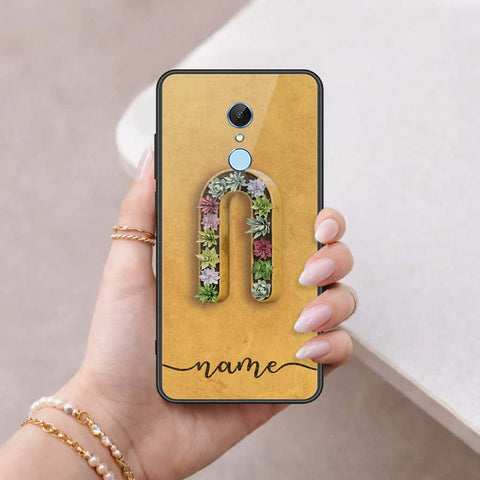 Xiaomi Redmi 5 Cover - Personalized Alphabet Series - HQ Ultra Shine Premium Infinity Glass Soft Silicon Borders Case