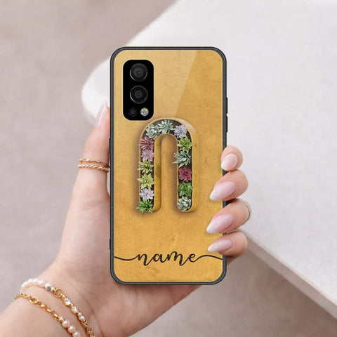 OnePlus Nord 2 Cover - Personalized Alphabet Series - HQ Ultra Shine Premium Infinity Glass Soft Silicon Borders Case