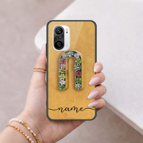 Xiaomi Redmi K40 Pro Plus Cover - Personalized Alphabet Series - HQ Ultra Shine Premium Infinity Glass Soft Silicon Borders Case