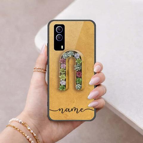 Vivo Y53s Cover - Personalized Alphabet Series - HQ Ultra Shine Premium Infinity Glass Soft Silicon Borders Case