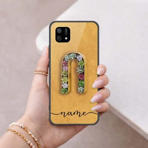 Oppo A16K Cover - Personalized Alphabet Series - HQ Ultra Shine Premium Infinity Glass Soft Silicon Borders Case
