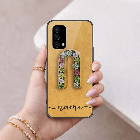 OnePlus Nord N200 5G Cover - Personalized Alphabet Series - HQ Ultra Shine Premium Infinity Glass Soft Silicon Borders Case
